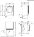 AEG LFA5I82WRE, lavadora libre instalación, 8kg, TimeSave Plus, clase A
