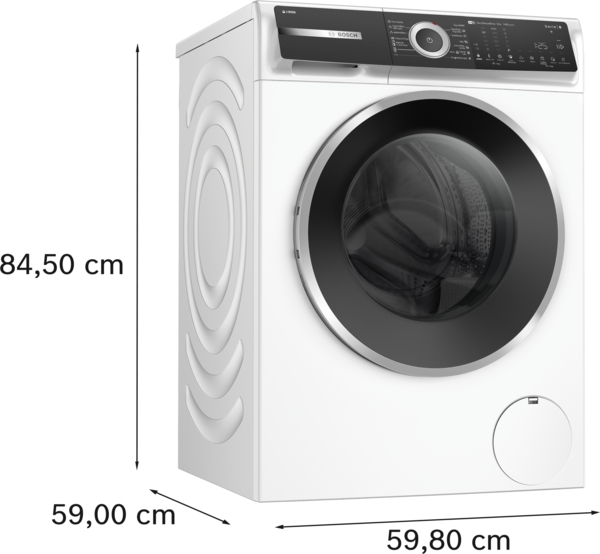 Bosch WGH244A0ES, lavadora de carga frontal, 9kg, 1400rpm, i-Dos, Iron Assist, serie 6, clase A -20%
