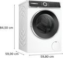 Bosch WGH244A0ES, lavadora de carga frontal, 9kg, 1400rpm, i-Dos, Iron Assist, serie 6, clase A -20%