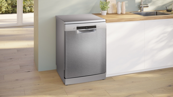 Bosch SMS6ZCI10E, lavavajillas libre instalación, 60cm, PerfectDry, Silence Pro, ActiveWater, serie 6, clase B