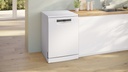 Bosch SMS6ZCW10E, lavavajillas libre instalación, 60cm, Silence Pro, ActiveWater, PerfectDry, blanco, serie 6, clase B