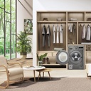 LG F4WR7010AGS, lavadora carga frontal, 10kg, 1400rpm, TurboWash 360º, Vapor+, serie 700, clase A -10%
