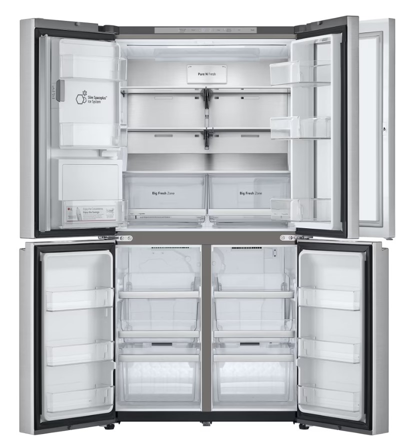 LG GMJ960MBJE, frigorífico americano combi, Door-in-Door, Smart Fresh Air, UVnano, clase E