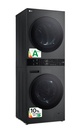 LG WT1210BBF, torre de lavado y secado, 2 en 1, Smart Pairing, TurboWash, 12/10kg, clase A/A+++
