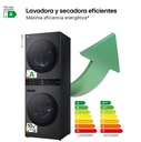 LG WT1210BBF, torre de lavado y secado, 2 en 1, Smart Pairing, TurboWash, 12/10kg, clase A/A+++