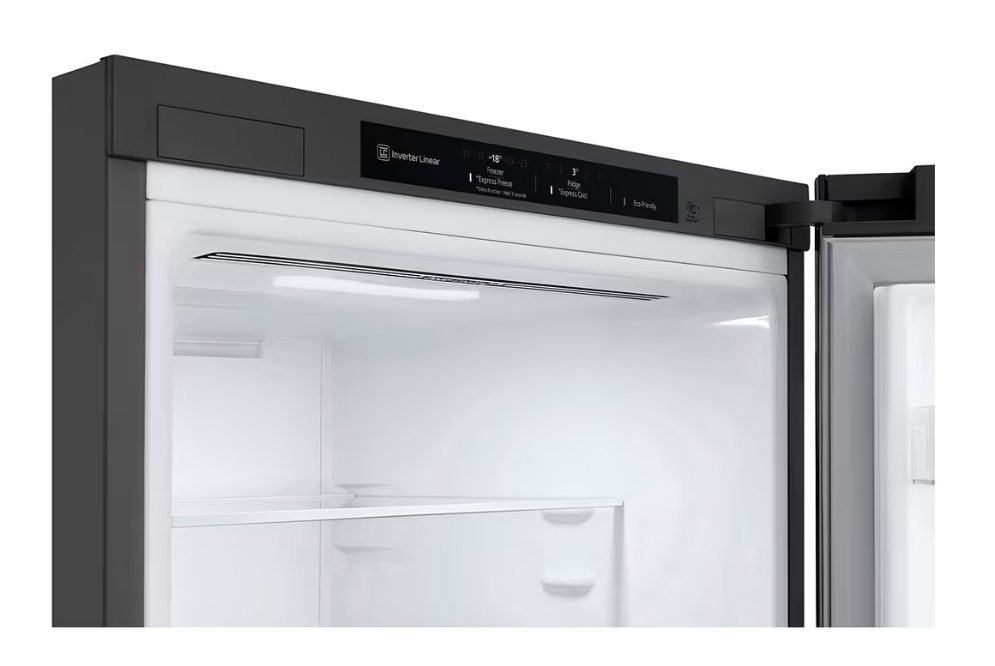 LG GBP62PZNAC, frigorífico combi, Door Cooling+, NatureFRESH, inox, serie P-600, clase A