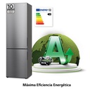 LG GBP62PZNAC, frigorífico combi, Door Cooling+, NatureFRESH, inox, serie P-600, clase A