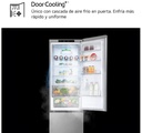 LG GBV3200CPY, frigorífico combi, No Frost, 2,03x60, DoorCooling+™, MetalFresh™, inox antihuellas, clase C