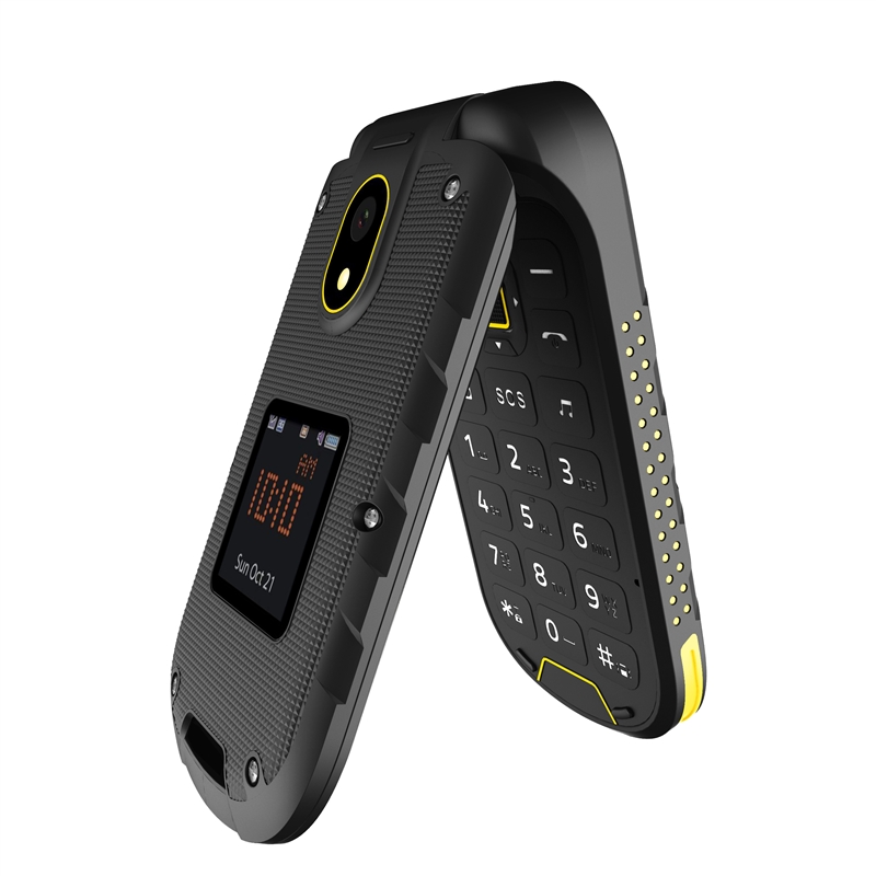 Telefono ruggerizado HAMMER BOW 4G LTE, Pantalla 2,4", Resistecia a barro, agua, polvo, caidas, Batería 1200mAh