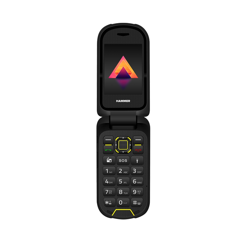Telefono ruggerizado HAMMER BOW 4G LTE, Pantalla 2,4", Resistecia a barro, agua, polvo, caidas, Batería 1200mAh