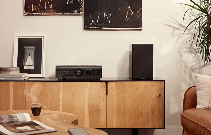 Denon PMA-1700NE, Amplificador integrado de 2 canales a 140W, negro