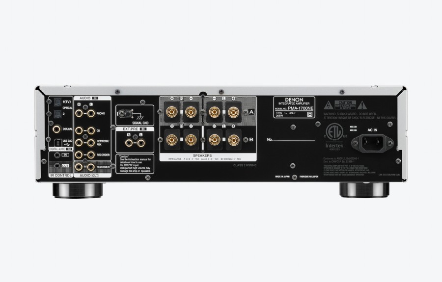 Denon PMA-1700NE, Amplificador integrado de 2 canales a 140W, negro