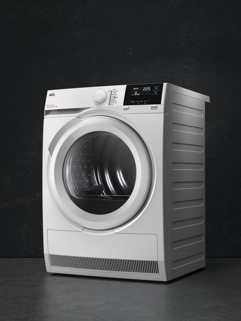 AEG TR818A2OB, Secadora bomba de calor  8 kg, 10 programas, SensiDry, MixDry, blanco, serie 8000, clase A+++