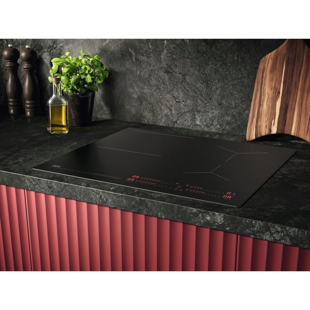 AEG TI63IQ10IZ, placa inducción, PowerBoost, cristal SaphirMatt, 60cm, serie 7000 Sense