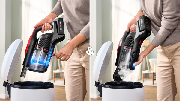 Bosch BCS1041PET, aspirador sin cable, MicroClean, TurboSpin, unlimited 10, blanco (copia)