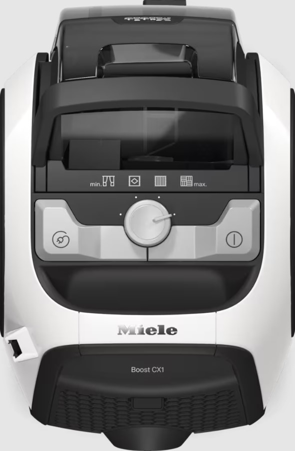 Miele CX1 Boost Parquet, aspirador trineo sin bolsa, PowerLine, blanco loto