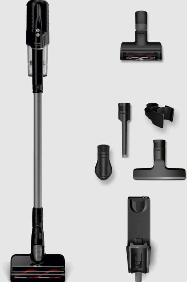 Miele DuoFlex HX1 Cat & Dog, aspirador escoba, MultiFloor, SpeedLock, obsidian black