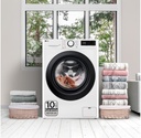 LG F4WR5009A6W, lavadora de carga frontal, 9kg, 1400rpm, 12 programas, AI Direct Drive™, vapor Steam™