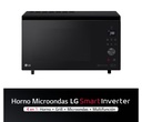 LG MJ3965BPS, microondas con horno, 4 en 1, función freidora de aire, negro