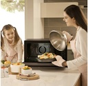 LG MJ3965BPS, microondas con horno, 4 en 1, función freidora de aire, negro