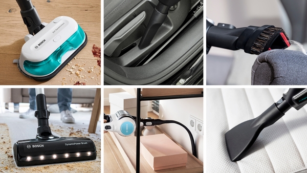 Bosch BCS71HYG4, aspirador escoba sin cable, Unlimited 7, ProHygienic, Aqua blanco