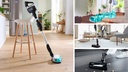 Bosch BCS71HYG4, aspirador escoba sin cable, Unlimited 7, ProHygienic, Aqua blanco