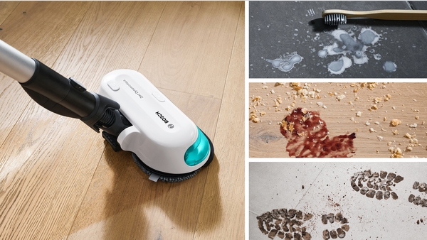 Bosch BCS71HYG4, aspirador escoba sin cable, Unlimited 7, ProHygienic, Aqua blanco