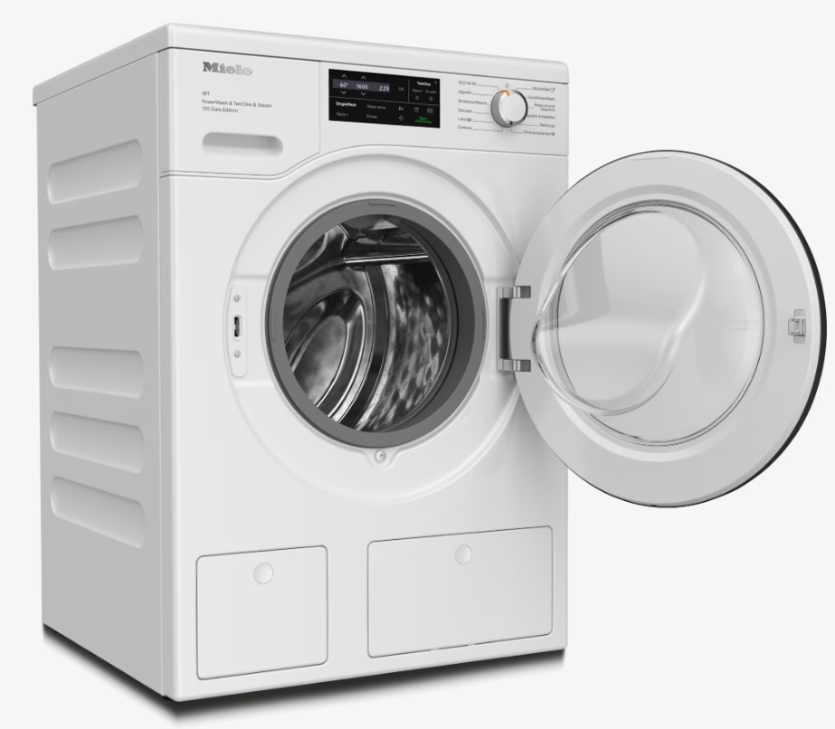 Miele WCI 880 Gala Edition, lavadora carga frontal, TwinDos, PowerWash, SteamCare, 9kg, 1600rpm, blanco loto, clase A