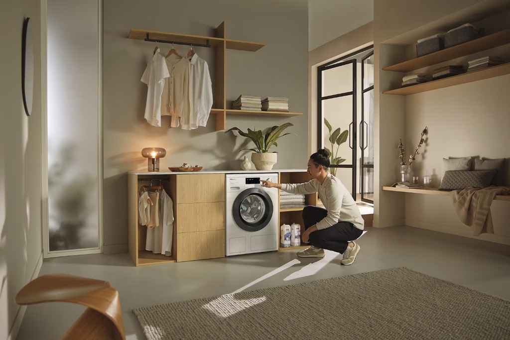Miele WCI 880 Gala Edition, lavadora carga frontal, TwinDos, PowerWash, SteamCare, 9kg, 1600rpm, blanco loto, clase A
