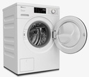 Miele WCK 360, lavadora de carga frontal, PowerWash, 10kg, 1400rpm, blanco loto, clase A