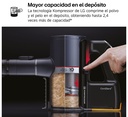 LG A9K Lite1C, aspirador escoba, 220w succión, sistema de compresión de polvo, filtro HEPA, blanco