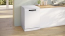 Bosch SMS6ECW15E, lavavajillas libre instalación, 60cm, serie 6, blanco, clase A