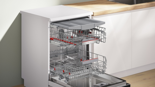 Bosch SMS6ECW15E, lavavajillas libre instalación, 60cm, serie 6, blanco, clase A