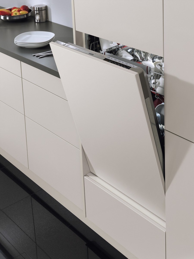 AEG FSE54600Z, lavavajillas integrable, 60cm, AirDry, blanco, clase C