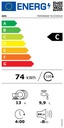 AEG FSE54600Z, lavavajillas integrable, 60cm, AirDry, blanco, clase C