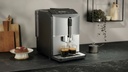 Siemens TF303E07, cafetera superautomática, EQ300, acero inoxidable metálico, depósito de agua extraíble