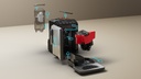 Siemens TF303E07, cafetera superautomática, EQ300, acero inoxidable metálico, depósito de agua extraíble