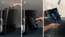 Siemens TP715R01, cafetera superautomática, EQ700 classic, negro y gris, depósito de agua extraíble
