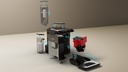 Siemens TQ513R01, cafetera superautomática, EQ500 integral, plateado claro, negro, depósito de agua extraíble