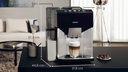 Siemens TQ513R01, cafetera superautomática, EQ500 integral, plateado claro, negro, depósito de agua extraíble