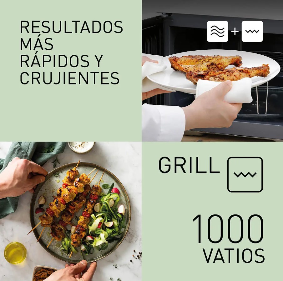 Panasonic NN-K35NWMEPG, horno microondas con grill, 24 litros, 900w, blanco