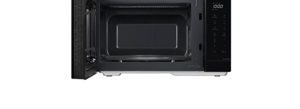 Panasonic NN-K36NBMEPG, horno microondas con grill, 900w, 24l, negro, 11 programas automáticos