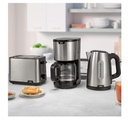 Braun HT101BI, tostadora, 900w, 2 rebanadas, 8 niveles de tostado, inox