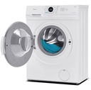 Midea MF100W70/1/W-ES, lavadora de carga frontal, 7kg, 1200rpm,