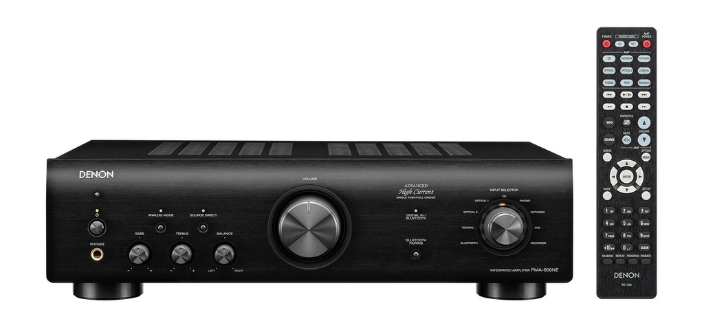 Amplificador integrado PMA600N con una potencia de 70 W por canal y soporte para Bluetooth