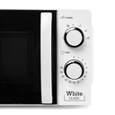 Orbegozo Mi 2115 Microondas Con 20 Litros De Capacidad, 6 Niveles De Funcionamiento, Temporizador Hasta 30 Minutos, 700 W, Blanco