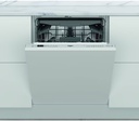 Whirlpool WI 7020, lavavajillas integrable, 60cm, color plata, clase E