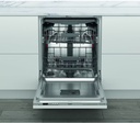 Whirlpool WI 7020, lavavajillas integrable, 60cm, color plata, clase E