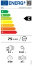 AEG FSE94848P, lavavajillas integrable, 60cm, ComfortLift, AirDry, serie 9000, clase C