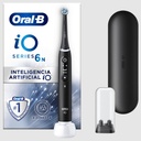 Oral-B iO 6, cepillo eléctrico negro, Ultimate Clean, 2 recambios, 1 estuche de viaje